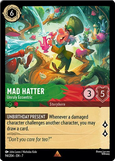 Mad Hatter - Unruly Eccentric (Non - foil) - Con T de Tlacuache - Ravensburger