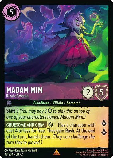 Madam Mim - Rival of Merlin (Cold Foil) - Con T de Tlacuache - Ravensburger