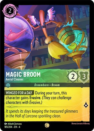 Magic Broom - Aerial Cleaner ( Cold Foil ) | Ravesburger - Con T de Tlacuache - Ravensburger