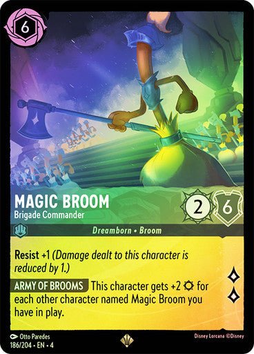 Magic Broom - Brigade Commander ( Cold Foil ) | Ravesburger - Con T de Tlacuache - Ravensburger