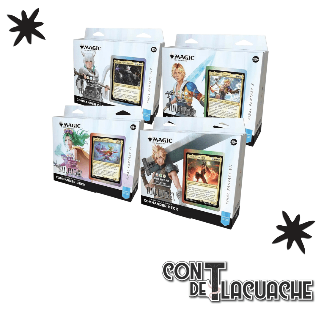 Magic the Gathering: FINAL FANTASY Commander Deck Collector's CASE - Con T de Tlacuache - MTG