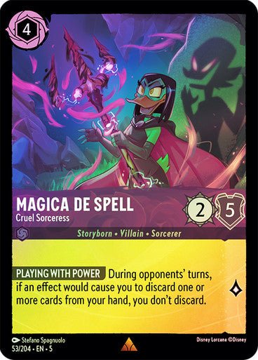Magica De Spell - Cruel Sorceress (Cold Foil ) - Con T de Tlacuache - Ravensburger