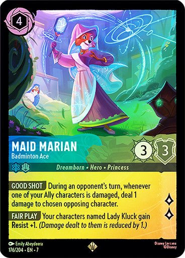 Maid Marian - Badminton Ace (Cold Foil) - Con T de Tlacuache - Ravensburger
