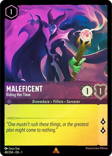 Maleficent - Biding Her Time ( Cold Foil ) - Con T de Tlacuache - Ravensburger