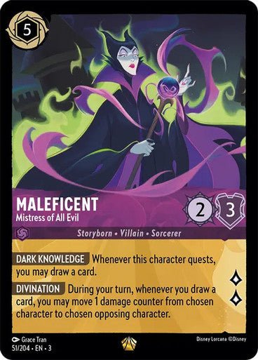 Maleficent - Mistress of All Evil (Non - foil) - Con T de Tlacuache - Ravensburger