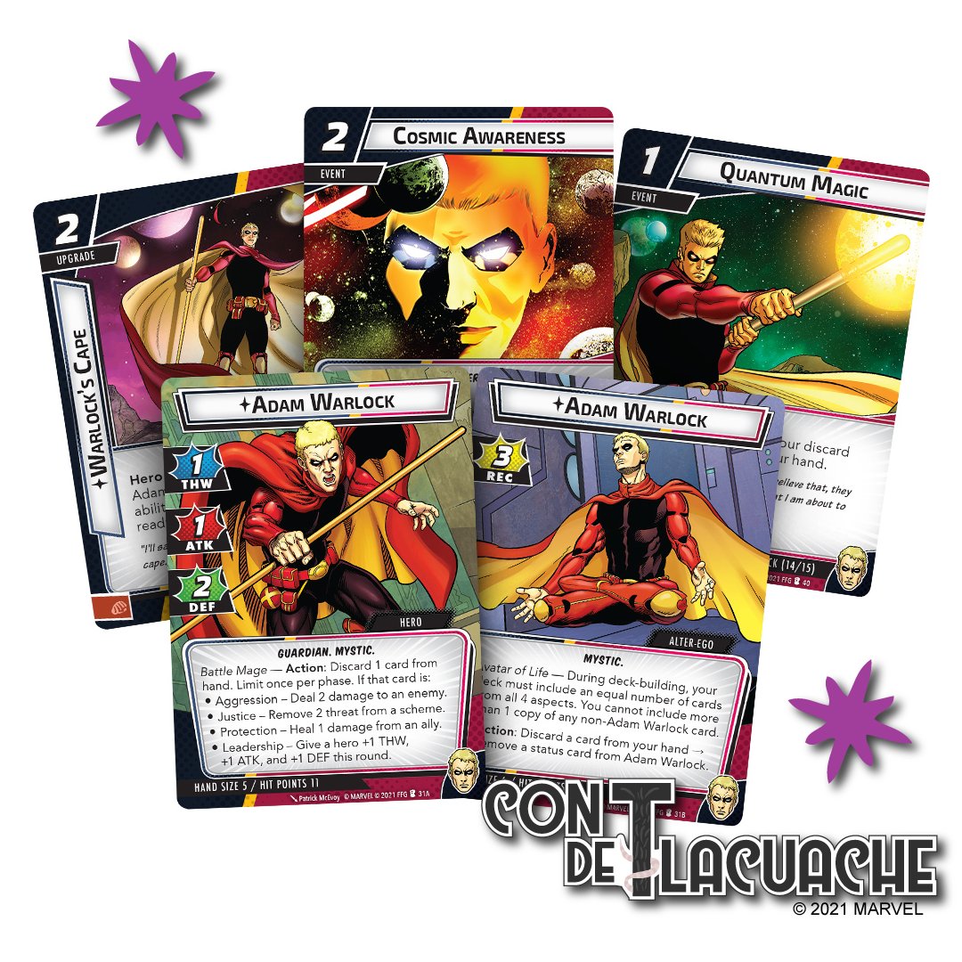 Marvel Champions TCG The Mad Titan's Shadow (Expansión) | Asmodee - Con T de Tlacuache - Asmodee