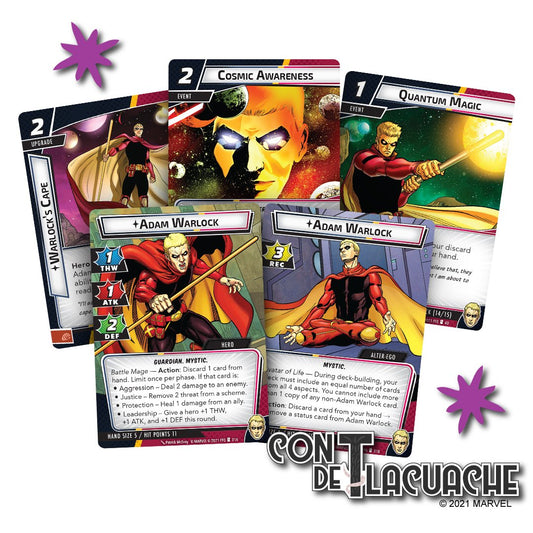 Marvel Champions TCG The Mad Titan's Shadow (Expansión) | Asmodee - Con T de Tlacuache - Asmodee