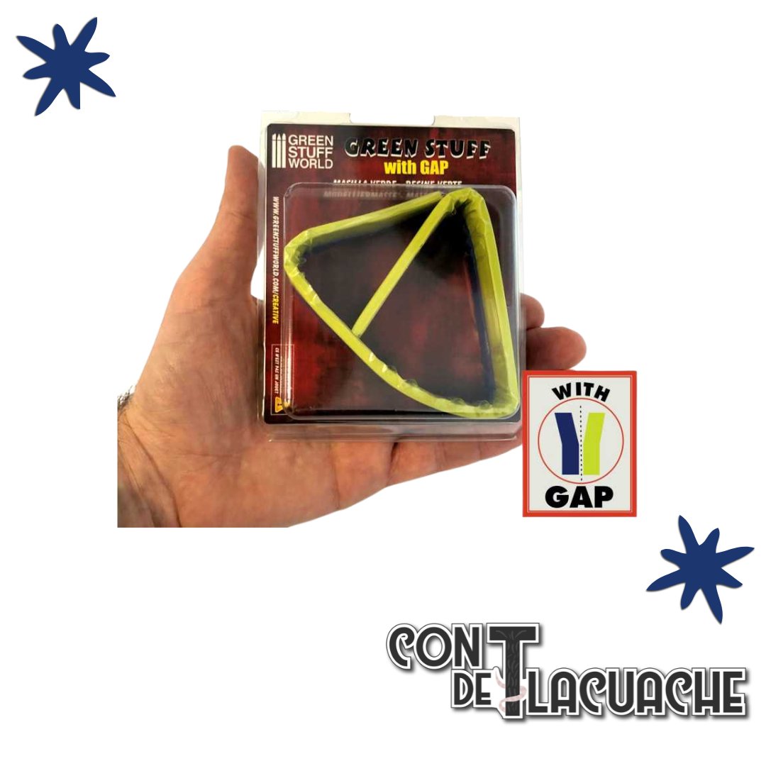 Masilla Verde con Hueco / Green Stuff Kneadatite with GAP 12 (30cm) | Green Stuff World - Con T de Tlacuache - Green Stuff World