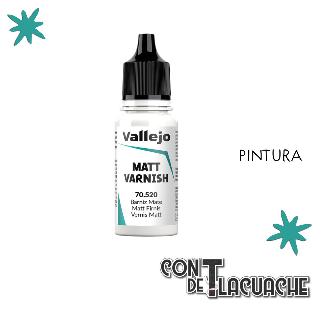 Matt Varnish 18ml (70520) | Vallejo - Con T de Tlacuache - Vallejo