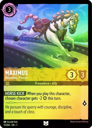 Maximus - Relentless Pursuer ( Cold Foil ) - Con T de Tlacuache - Ravensburger