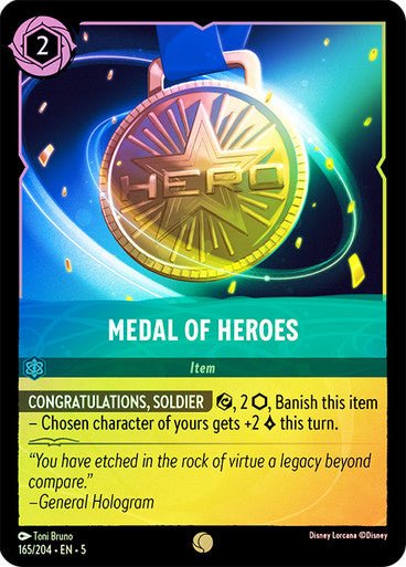 Medal of Heroes (Cold Foil ) - Con T de Tlacuache - Ravensburger