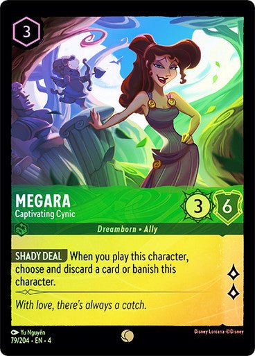 Megara - Captivating Cynic ( Cold Foil ) | Ravesburger - Con T de Tlacuache - Ravensburger