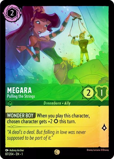 Megara - Pulling the Strings ( Cold Foil ) - Con T de Tlacuache - Ravensburger