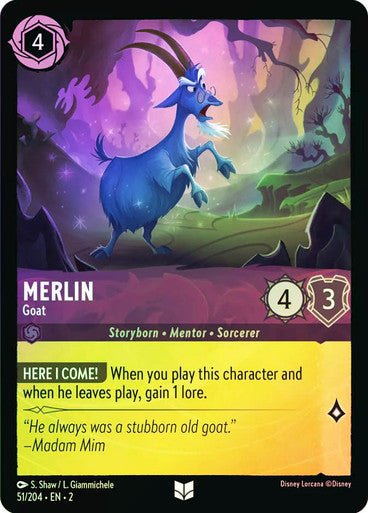 Merlin - Goat (Cold Foil) - Con T de Tlacuache - Ravensburger