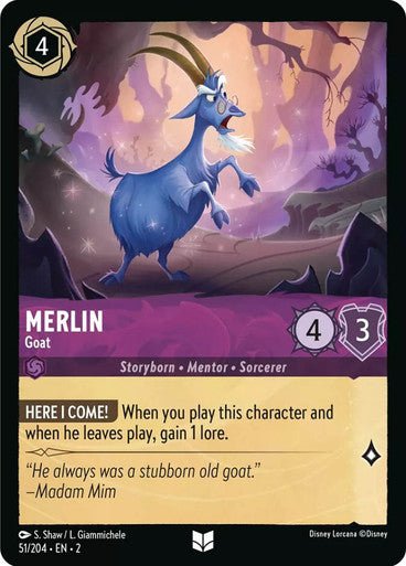 Merlin - Goat (Non - foil) - Con T de Tlacuache - Ravensburger