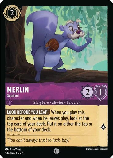 Merlin - Squirrel (Non - foil) - Con T de Tlacuache - Ravensburger