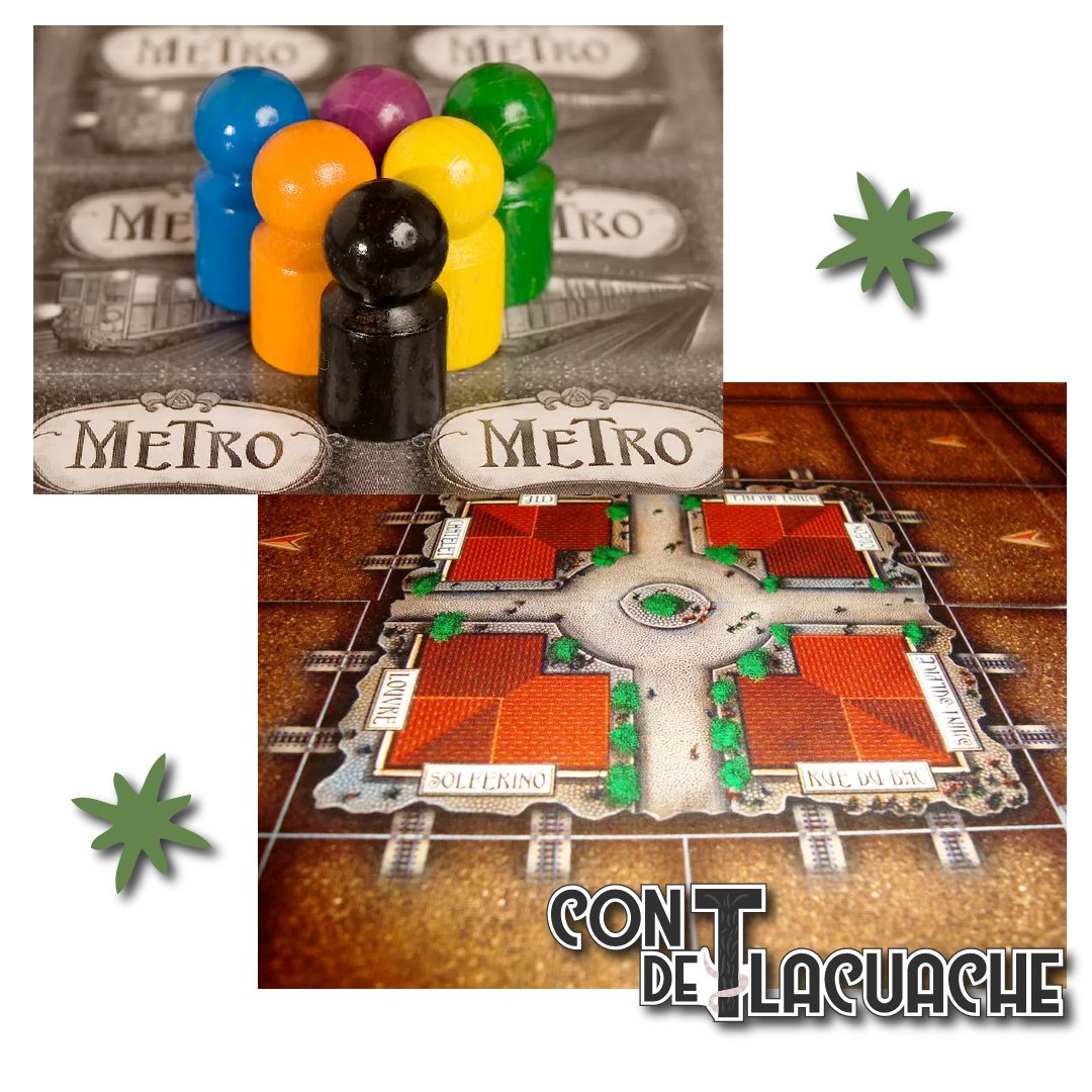 Metro | Queen Games - Con T de Tlacuache - Queen Games