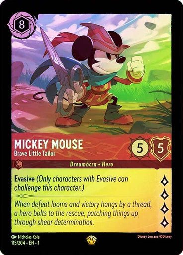 Mickey Mouse - Brave Little Tailor ( Cold Foil ) - Con T de Tlacuache - Ravensburger
