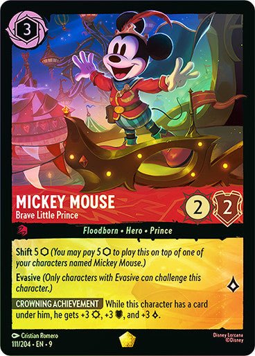 Mickey Mouse (Cold Foil) - Con T de Tlacuache - Ravensburger