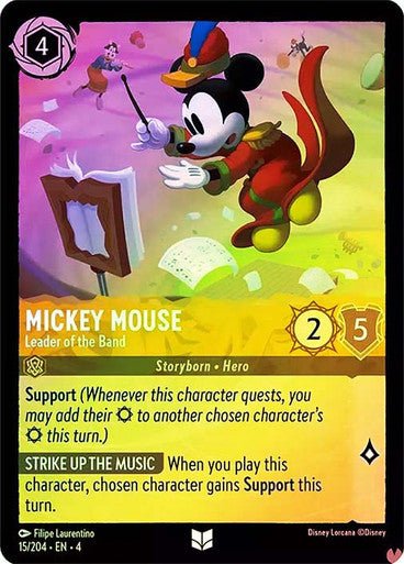 Mickey Mouse - Leader of the Band ( Cold Foil ) | Ravesburger - Con T de Tlacuache - Ravensburger