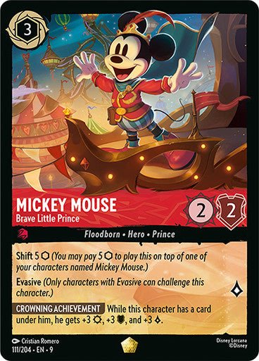 Mickey Mouse (Non - foil) - Con T de Tlacuache - Ravensburger