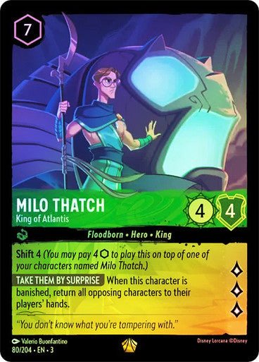 Milo Thatch - King of Atlantis (Cold Foil) - Con T de Tlacuache - Ravensburger