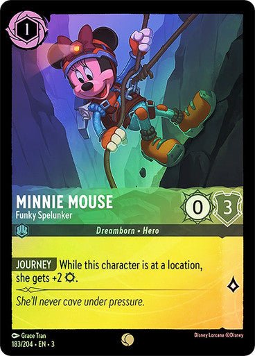 Minnie Mouse - Funky Spelunker (Cold Foil) - Con T de Tlacuache - Ravensburger