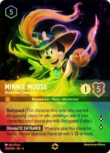 Minnie Mouse - Musketeer Champion ( Inkwash Foil ) | Ravesburger - Con T de Tlacuache - Ravensburger