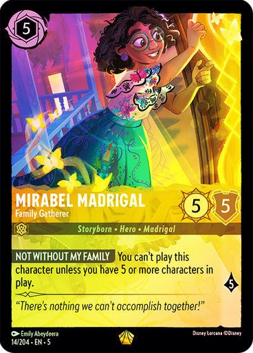 Mirabel Madrigal - Family Gatherer (Cold Foil ) - Con T de Tlacuache - Ravensburger