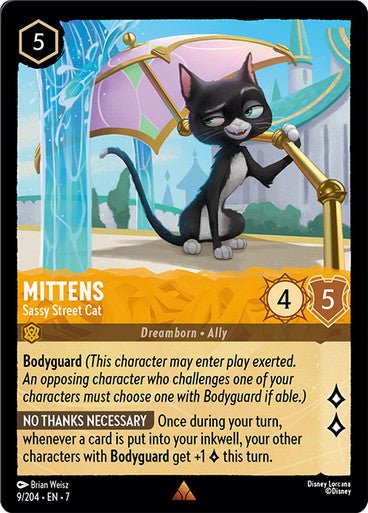 Mittens - Sassy Street Cat (Non - foil) - Con T de Tlacuache - Ravensburger