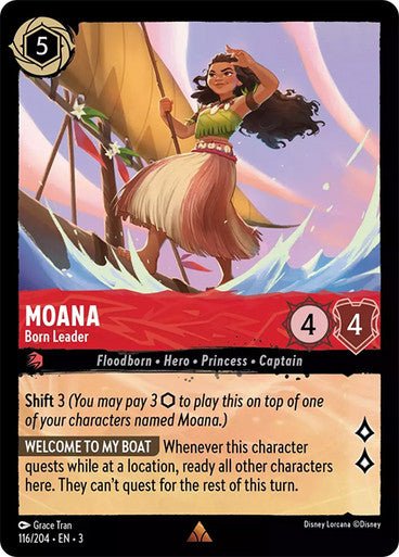 Moana - Born Leader (Non - foil) - Con T de Tlacuache - Ravensburger