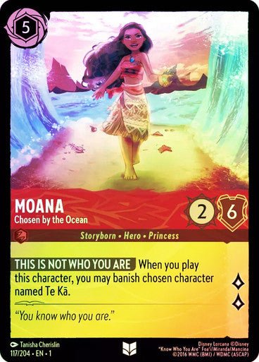 Moana - Chosen by the Ocean ( Cold Foil ) - Con T de Tlacuache - Ravensburger