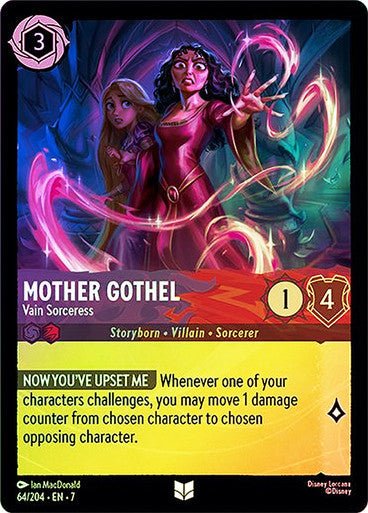 Mother Gothel - Vain Sorceress (Cold Foil) - Con T de Tlacuache - Ravensburger