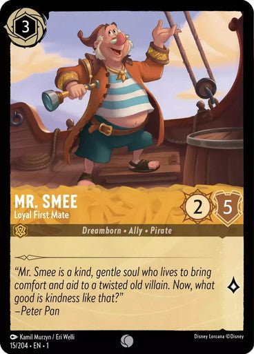 Mr. Smee - Loyal First Mate ( Non - foil ) - Con T de Tlacuache - Ravensburger