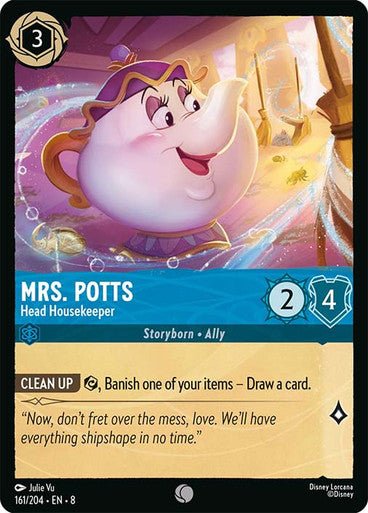 Mrs. Potts - Head Housekeeper (Non - foil) - Con T de Tlacuache - Ravensburger