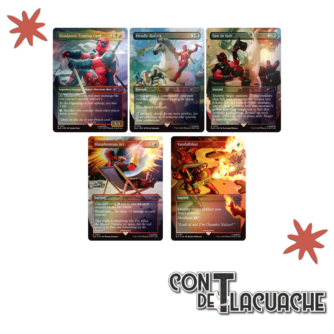 MTG Secret Lair – Deadpool Rainbow Foil | MTG - Con T de Tlacuache - Con T de Tlacuache