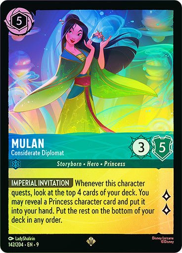 Mulan - Considerate Diplomat (Cold Foil) - Con T de Tlacuache - Ravensburger