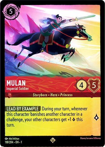 Mulan - Imperial Soldier ( Cold Foil ) - Con T de Tlacuache - Ravensburger