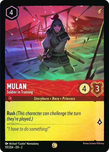Mulan - Soldier in Training (Cold Foil) - Con T de Tlacuache - Ravensburger