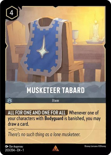 Musketeer Tabard ( Non - foil ) - Con T de Tlacuache - Ravensburger