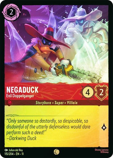 Negaduck (Cold Foil) | Ravensburger - Con T de Tlacuache - Ravensburger