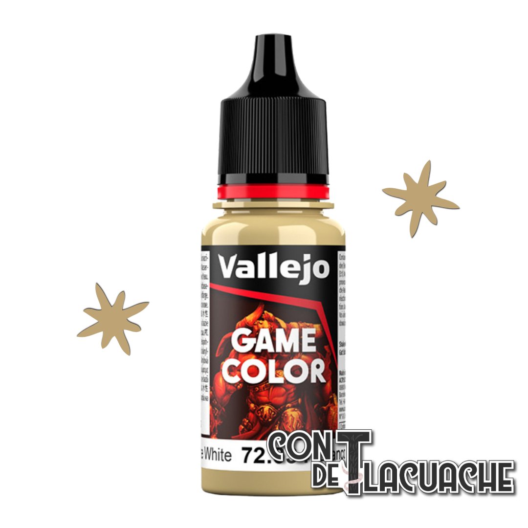 NEW Game Color Bone White 18ml (72034) | Vallejo - Con T de Tlacuache - Vallejo