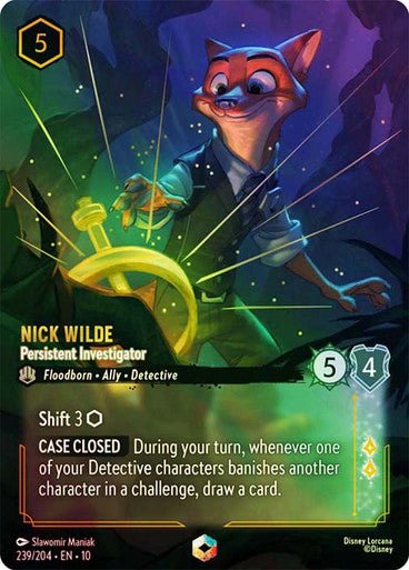 Nick Wilde (Inkwash Foil) - Con T de Tlacuache - Ravensburger