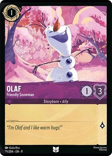 Olaf - Friendly Snowman (Non - foil) - Con T de Tlacuache - Ravensburger