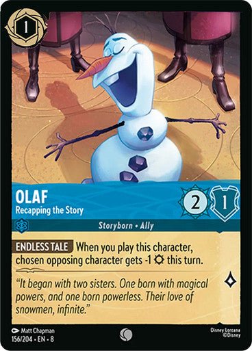Olaf - Recapping the Story (Non - foil) - Con T de Tlacuache - Ravensburger