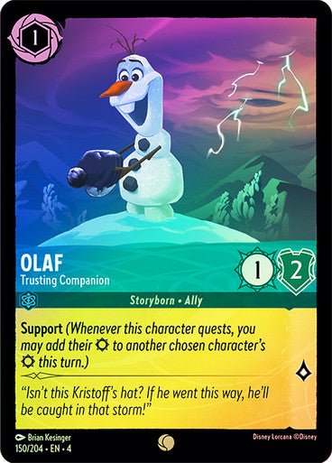 Olaf - Trusting Companion ( Cold Foil ) | Ravesburger - Con T de Tlacuache - Ravensburger