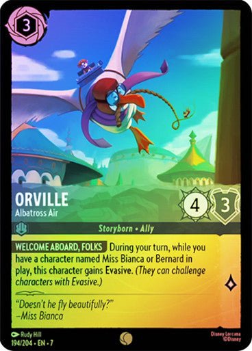 Orville - Albatross Air (Cold Foil) - Con T de Tlacuache - Ravensburger