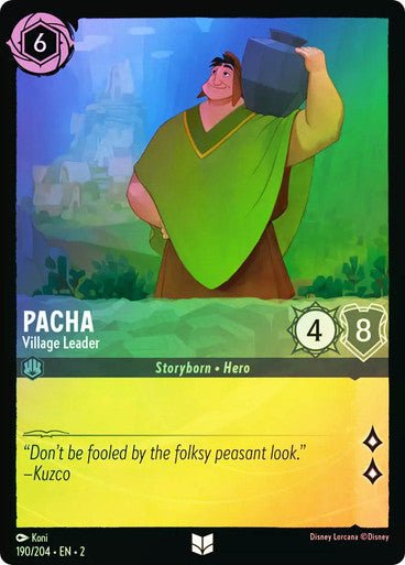 Pacha - Village Leader (Cold Foil) - Con T de Tlacuache - Ravensburger