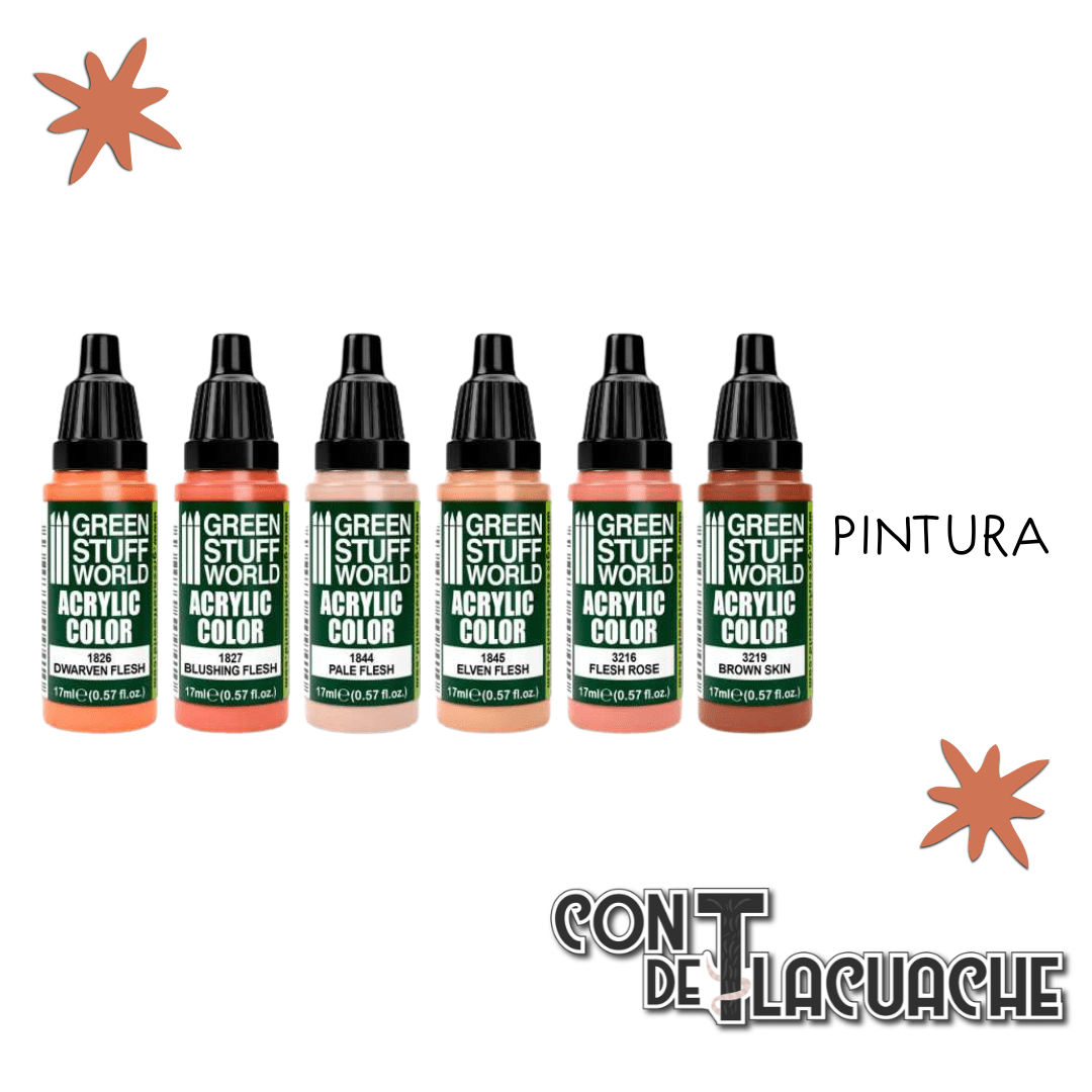 Paint Set - Flesh Tones (Box X6) | Green Stuff World - Con T de Tlacuache - Green Stuff World