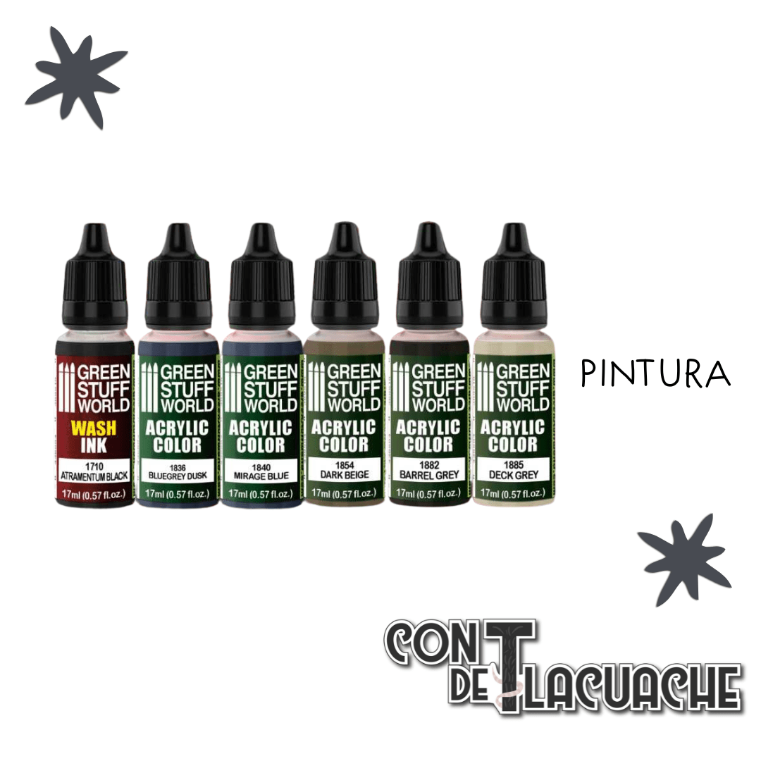 Paint Set - Urban Camo Dust (Box X6) | Green Stuff World - Con T de Tlacuache - Green Stuff World